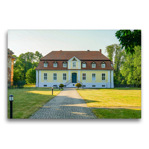 Premium Textil-Leinwand 75 x 50 cm Quer-Format Dahme Mark Impressionen | Wandbild, HD-Bild auf Keilrahmen, Fertigbild auf hochwertigem Vlies, Leinwanddruck von Dirk Meutzner