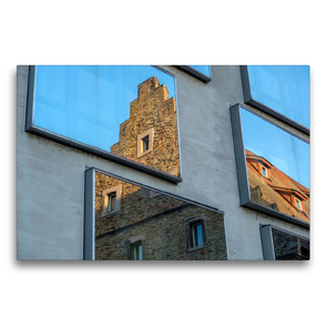 Premium Textil-Leinwand 75 x 50 cm Quer-Format Ebracher Hof | Wandbild, HD-Bild auf Keilrahmen, Fertigbild auf hochwertigem Vlies, Leinwanddruck von Olaf Herm