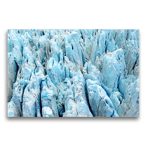 Premium Textil-Leinwand 75 x 50 cm Quer-Format Franz Josef Glacier | Wandbild, HD-Bild auf Keilrahmen, Fertigbild auf hochwertigem Vlies, Leinwanddruck von Nina Schwarze