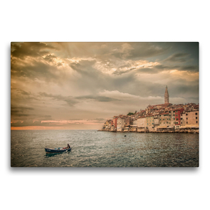 Premium Textil-Leinwand 75 x 50 cm Quer-Format Im Bann von Rovinj | Wandbild, HD-Bild auf Keilrahmen, Fertigbild auf hochwertigem Vlies, Leinwanddruck von Viktor Gross