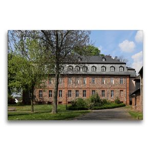 Premium Textil-Leinwand 75 x 50 cm Quer-Format Langenselbolder Schloss | Wandbild, HD-Bild auf Keilrahmen, Fertigbild auf hochwertigem Vlies, Leinwanddruck von Petrus Bodenstaff