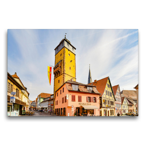 Premium Textil-Leinwand 75 x 50 cm Quer-Format Lohr am Main Impressionen | Wandbild, HD-Bild auf Keilrahmen, Fertigbild auf hochwertigem Vlies, Leinwanddruck von Dirk Meutzner