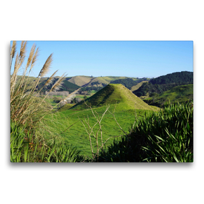 Premium Textil-Leinwand 75 x 50 cm Quer-Format Manukau Heads | Wandbild, HD-Bild auf Keilrahmen, Fertigbild auf hochwertigem Vlies, Leinwanddruck von NZ.Photos Ltd.