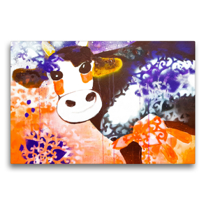 Premium Textil-Leinwand 75 x 50 cm Quer-Format Matilda | Wandbild, HD-Bild auf Keilrahmen, Fertigbild auf hochwertigem Vlies, Leinwanddruck von Elena Ennikova