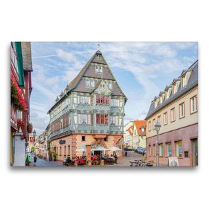 Premium Textil-Leinwand 75 x 50 cm Quer-Format Miltenberg Impressionen | Wandbild, HD-Bild auf Keilrahmen, Fertigbild auf hochwertigem Vlies, Leinwanddruck von Dirk Meutzner