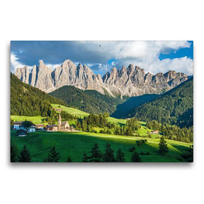 Premium Textil-Leinwand 75 x 50 cm Quer-Format Santa Maddalena | Wandbild, HD-Bild auf Keilrahmen, Fertigbild auf hochwertigem Vlies, Leinwanddruck von Sascha Ferrari