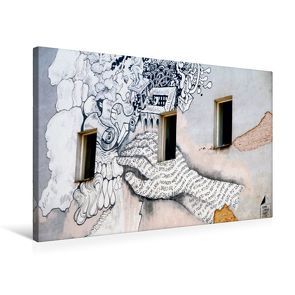 Premium Textil-Leinwand 75 x 50 cm Quer-Format Streetart | Wandbild, HD-Bild auf Keilrahmen, Fertigbild auf hochwertigem Vlies, Leinwanddruck von Helene Seidl von Seidl,  Helene