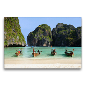 Premium Textil-Leinwand 75 x 50 cm Quer-Format Thailand Journey | Wandbild, HD-Bild auf Keilrahmen, Fertigbild auf hochwertigem Vlies, Leinwanddruck von Christian Heeb