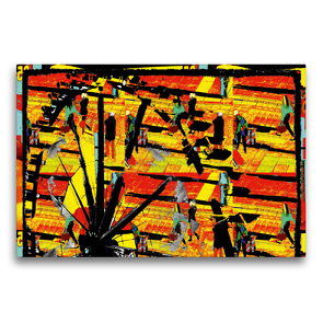 Premium Textil-Leinwand 75 x 50 cm Quer-Format Viel und schnell arbeiten im Juni! | Wandbild, HD-Bild auf Keilrahmen, Fertigbild auf hochwertigem Vlies, Leinwanddruck von Ruth Kumpernatz