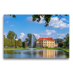 Premium Textil-Leinwand 750 x 500 cm Quer-Format Das Palais | Wandbild, HD-Bild auf Keilrahmen, Fertigbild auf hochwertigem Vlies, Leinwanddruck von Birgit Seifert