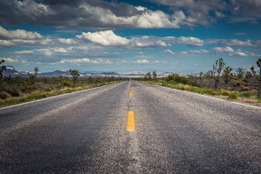 Premium Textil-Leinwand 750 x 500 cm Quer-Format Road to Nowhere | Wandbild, HD-Bild auf Keilrahmen, Fertigbild auf hochwertigem Vlies, Leinwanddruck von ST-Fotografie – Stefan Schröder