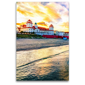Premium Textil-Leinwand 80 x 120 cm Hoch-Format Insel Rügen | Wandbild, HD-Bild auf Keilrahmen, Fertigbild auf hochwertigem Vlies, Leinwanddruck von Andrea Dreegmeyer