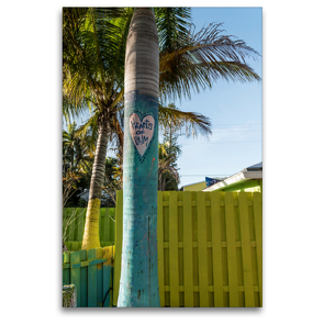 Premium Textil-Leinwand 80 x 120 cm Hoch-Format Matlacha – farbenfrohe Insel in Südwest-Florida | Wandbild, HD-Bild auf Keilrahmen, Fertigbild auf hochwertigem Vlies, Leinwanddruck von Mario Hagen