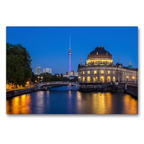 Premium Textil-Leinwand 90 x 60 cm Quer-Format Berlin. Bodemuseum. | Wandbild, HD-Bild auf Keilrahmen, Fertigbild auf hochwertigem Vlies, Leinwanddruck von N N