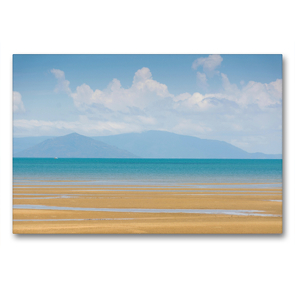 Premium Textil-Leinwand 90 x 60 cm Quer-Format Bowen Beach, Blick auf Cape Gloucester | Wandbild, HD-Bild auf Keilrahmen, Fertigbild auf hochwertigem Vlies, Leinwanddruck von N N