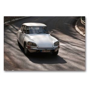 Premium Textil-Leinwand 90 x 60 cm Quer-Format Citroën DSuper Bj. 1971 | Wandbild, HD-Bild auf Keilrahmen, Fertigbild auf hochwertigem Vlies, Leinwanddruck von Meike Bölts