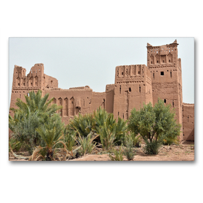 Premium Textil-Leinwand 90 x 60 cm Quer-Format Die Kasbah Amritil bei Ouarzazate stammt aus dem 18. Jahrhundert | Wandbild, HD-Bild auf Keilrahmen, Fertigbild auf hochwertigem Vlies, Leinwanddruck von Ulrich Senff