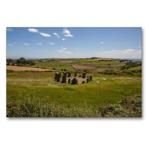 Premium Textil-Leinwand 900 x 600 cm Quer-Format Drombeg Stone Circle | Wandbild, HD-Bild auf Keilrahmen, Fertigbild auf hochwertigem Vlies, Leinwanddruck von Andre Poling
