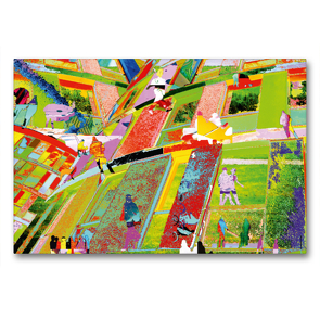 Premium Textil-Leinwand 90 x 60 cm Quer-Format Gute Laune im Mai! | Wandbild, HD-Bild auf Keilrahmen, Fertigbild auf hochwertigem Vlies, Leinwanddruck von Ruth Kumpernatz