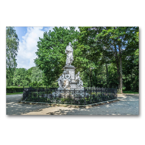 Premium Textil-Leinwand 90 x 60 cm Quer-Format Johann Wolfgang von Goethe | Wandbild, HD-Bild auf Keilrahmen, Fertigbild auf hochwertigem Vlies, Leinwanddruck von ReDi Fotografie