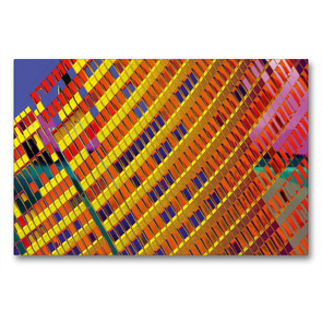 Premium Textil-Leinwand 90 x 60 cm Quer-Format Mein wildes Stadtleben – PopArt von Ruth Kumpernatz | Wandbild, HD-Bild auf Keilrahmen, Fertigbild auf hochwertigem Vlies, Leinwanddruck von Ruth Kumpernatz
