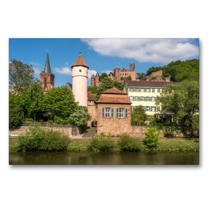 Premium Textil-Leinwand 90 x 60 cm Quer-Format Wertheim | Wandbild, HD-Bild auf Keilrahmen, Fertigbild auf hochwertigem Vlies, Leinwanddruck von Peter Schickert