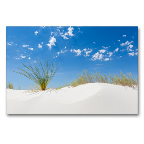 Premium Textil-Leinwand 90 x 60 cm Quer-Format White Sands Impression | Wandbild, HD-Bild auf Keilrahmen, Fertigbild auf hochwertigem Vlies, Leinwanddruck von Melanie Viola