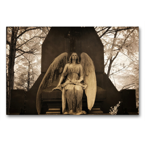 Premium Textil-Leinwand 90 x 60 cm Quer-Format your guardian angel – Dein Schutzengel für jeden Tag | Wandbild, HD-Bild auf Keilrahmen, Fertigbild auf hochwertigem Vlies, Leinwanddruck von Oliver Buchmann