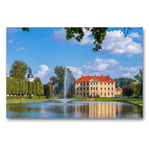 Premium Textil-Leinwand 900 x 600 cm Quer-Format Das Palais | Wandbild, HD-Bild auf Keilrahmen, Fertigbild auf hochwertigem Vlies, Leinwanddruck von Birgit Seifert