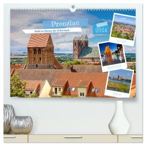 Prenzlau – Stadt im Herzen der Uckermark (hochwertiger Premium Wandkalender 2024 DIN A2 quer), Kunstdruck in Hochglanz von Grellmann,  Tilo