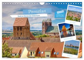 Prenzlau – Stadt im Herzen der Uckermark (Wandkalender 2024 DIN A4 quer), CALVENDO Monatskalender von Grellmann,  Tilo