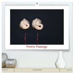 Pretty Flamingo (hochwertiger Premium Wandkalender 2024 DIN A2 quer), Kunstdruck in Hochglanz von Bogner,  J.R.