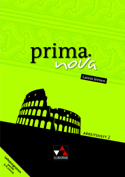 prima.nova Latein lernen / prima.nova AH 2 von Czimmek,  Roswitha, Kammerer,  Andrea, Sucharski,  Antje, Utz,  Clement