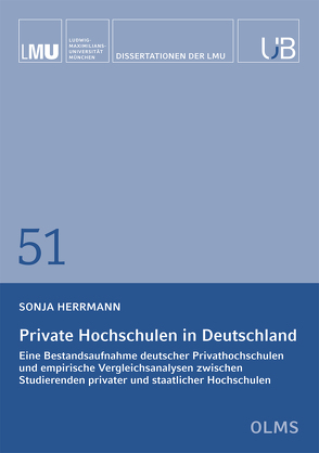 Private Hochschulen in Deutschland von Herrmann,  Sonja