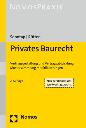 Privates Baurecht von Rütten,  Thomas, Sonntag,  Gerolf