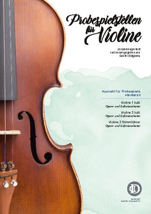 Probespielstellen für Violine von Draganov,  Daniel