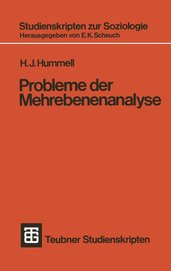 Probleme der Mehrebenenanalyse von Hummell,  Hans J.
