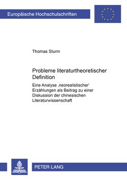 Probleme literaturtheoretischer Definition von Sturm,  Thomas