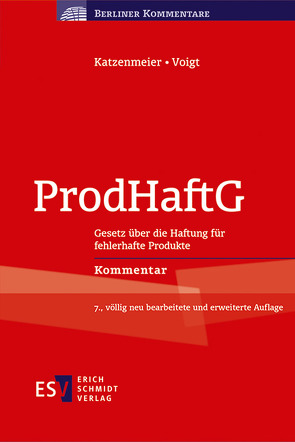 ProdHaftG von Katzenmeier,  Christian, Kullmann,  Hans Josef, Voigt,  Tobias