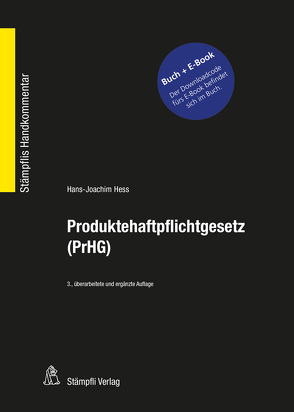 Produktehaftpflichtgesetz (PrHG) – Bundle von Hess,  Hans-Joachim