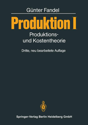 Produktion I von Fandel,  Günter