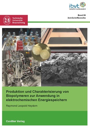 Produktion und Charakterisierung von Biopolymeren zur Anwendung in elektrochemischen Energiespeichern von Heydorn,  Raymond Leopold