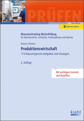 Produktionswirtschaft von Krause,  Bärbel, Krause,  Günter