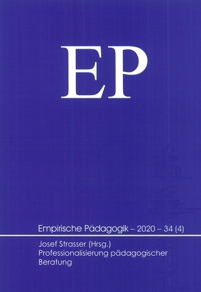 Professionalisierung pädagogischer Beratung von Strasser,  Josef