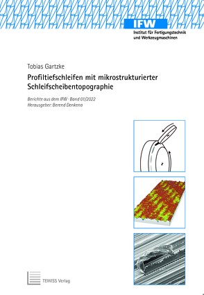 Profiltiefschleifen mit mikrostrukturierter Schleifscheibentopographie von Denkena,  Berend, Gartzke,  Tobias