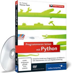 Programmieren lernen mit Python von Theis,  Thomas