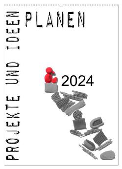 Projekte und Ideen planen (Wandkalender 2024 DIN A2 hoch), CALVENDO Monatskalender von Koepp,  Verena