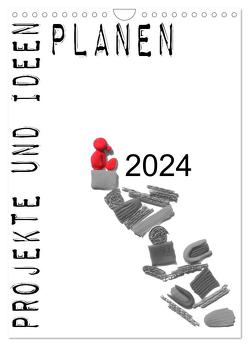 Projekte und Ideen planen (Wandkalender 2024 DIN A4 hoch), CALVENDO Monatskalender von Koepp,  Verena