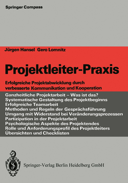 Projektleiter-Praxis von Hansel,  Jürgen, Lomnitz,  Gero