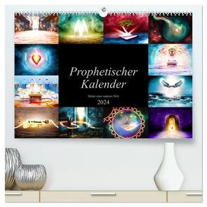 Prophetischer Kalender: Bilder einer anderen Welt (hochwertiger Premium Wandkalender 2024 DIN A2 quer), Kunstdruck in Hochglanz von Glimm,  Simon